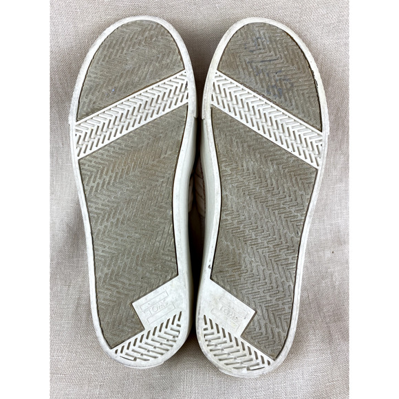 TOMS Natural Heritage Canvas Slip On Knot Shoes Womens Slides Sneakers Size 9 - Picture 6 of 6